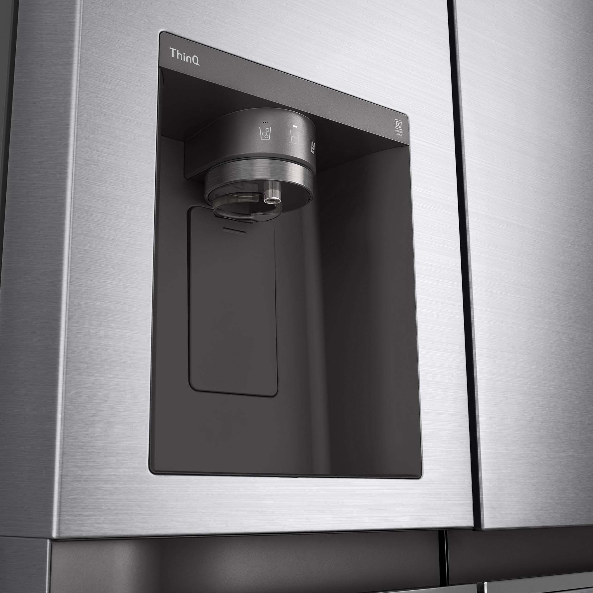 Frigorífico americano LG Inverter Linear Compressor, 179 cm, 635l, DoorCooling, con dispensador, inox - GSLV71PZTD Inox-13
