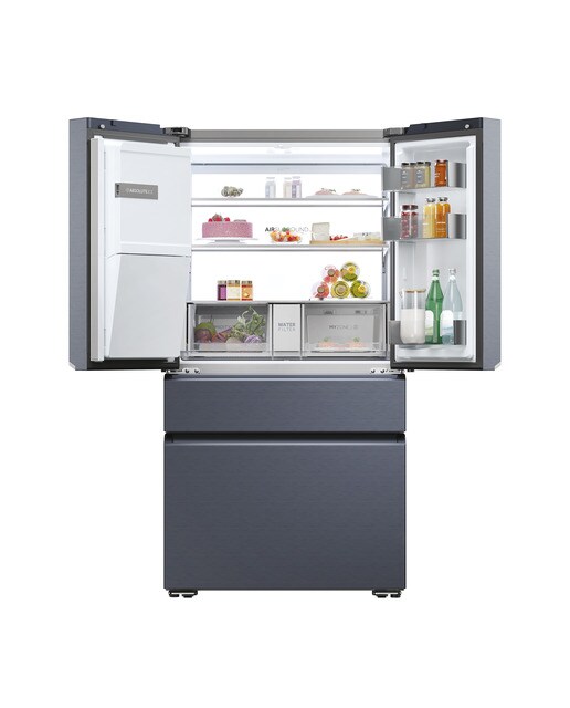Frigorífico Americano Haier FD 90 Series 7 Pro HFW7918EIMB de 4 Portas. No Frost, com Dispensador, Wifi e de 177,5 cm - Preto Acetinado Brushed Black-4