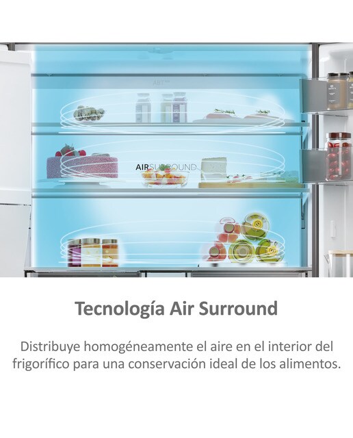 Frigorífico Americano Haier FD 90 Series 7 Pro HFW7918EIMB de 4 Portas. No Frost, com Dispensador, Wifi e de 177,5 cm - Preto Acetinado Brushed Black-12