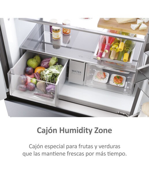Frigorífico Americano Haier FD 90 Series 7 Pro HFW7918EIMB de 4 Portas. No Frost, com Dispensador, Wifi e de 177,5 cm - Preto Acetinado Brushed Black-13
