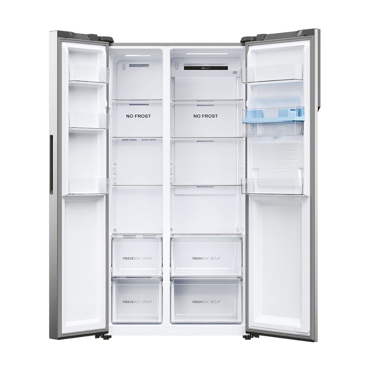 Frigorífico americano Haier Total No frost SBS 90 Series 5 - HSR5918DWMP Inox-3