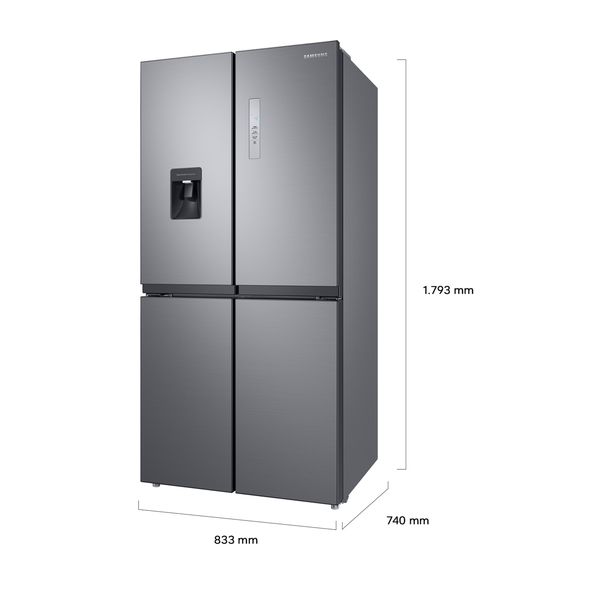 Frigorífico americano Samsung No Frost - RF48A401EM9/EF Inox-3