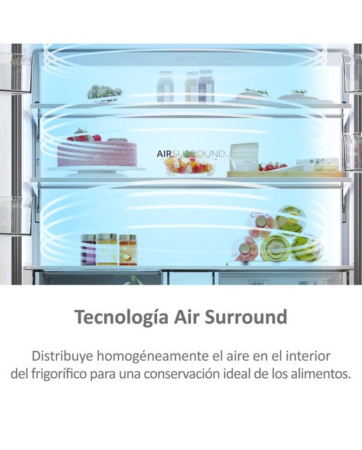 Frigorífico Americano Haier Cube 83 Series 5 HCW58F18EHMP de 4 Portas, No Frost, com Dispensador, WIFI e de 177,5 cm - Inox Inox-6