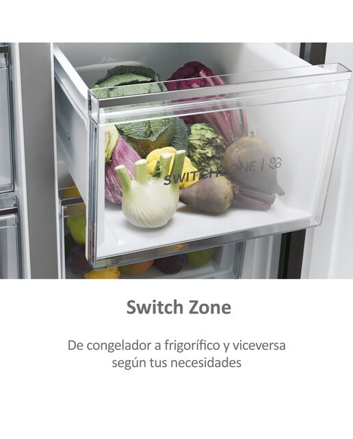 Frigorífico Americano Haier Cube 83 Series 5 HCW58F18EHMP de 4 Portas, No Frost, com Dispensador, WIFI e de 177,5 cm - Inox Inox-8