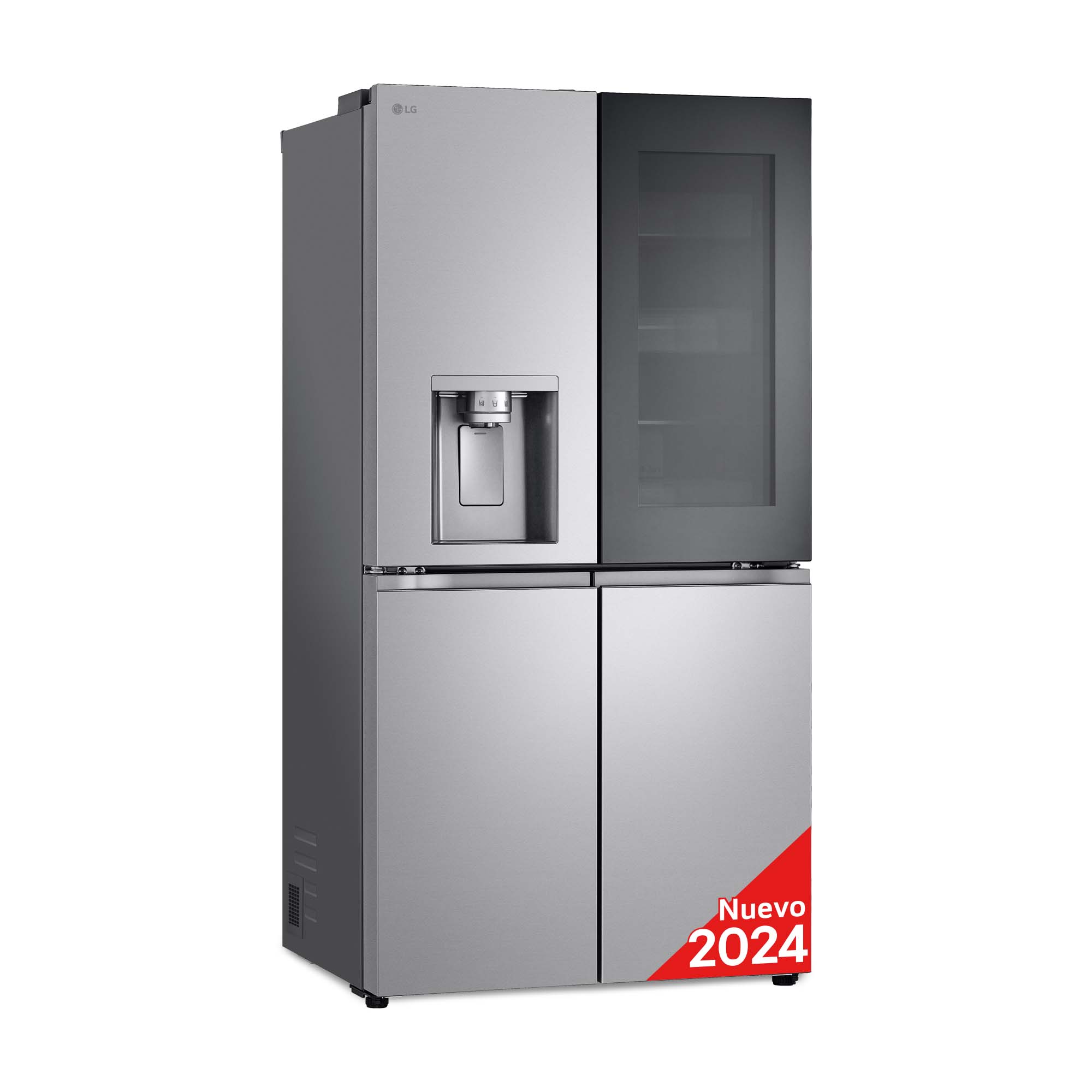 Frigorifico americano LG  Total No Frost, 179,2 cm, 638 l, InstaView, Con dispensador, Inox  - GMG960MBEE Inox-5