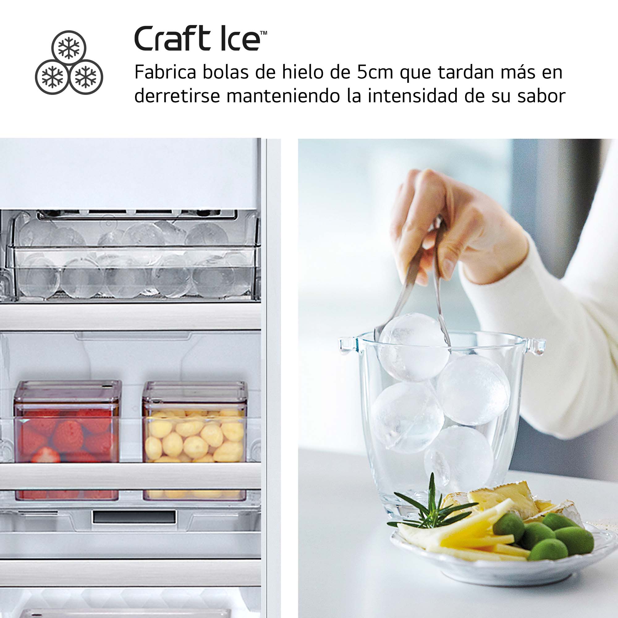 Frigorifico americano LG  Total No Frost, 179,2 cm, 638 l, InstaView, Con dispensador, Inox  - GMG960MBEE Inox-14