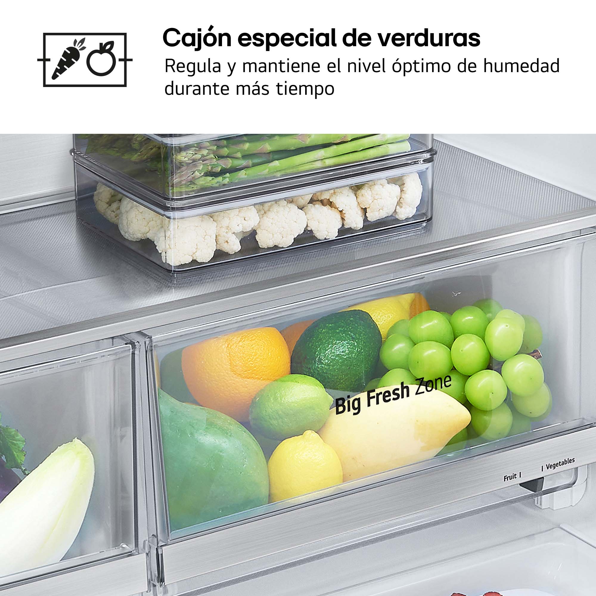 Frigorifico americano LG Inverter Linear Compressor, 179,2 cm, 641 l con dispensador, inox - GML960PYBE Inox-12