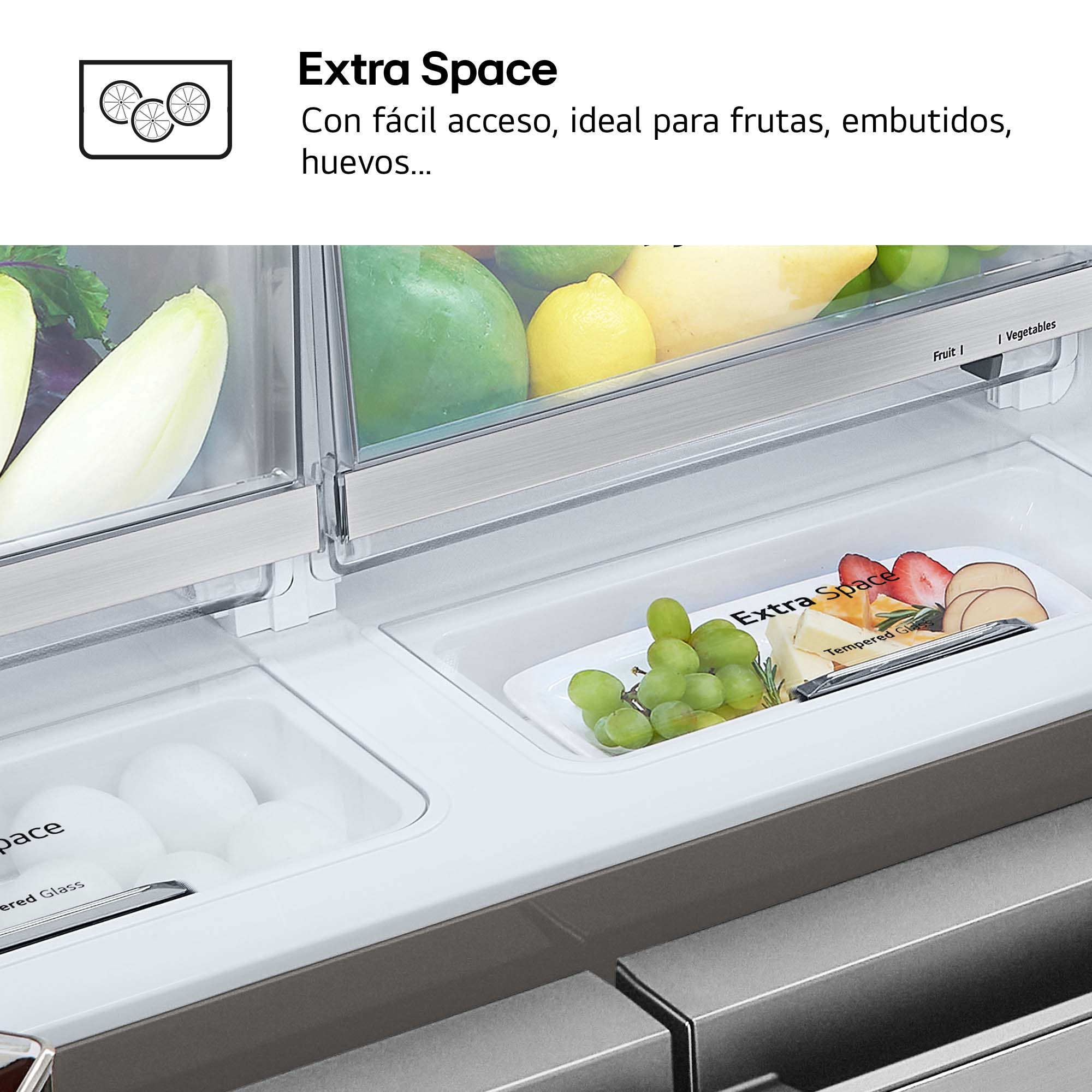 Frigorifico americano LG Inverter Linear Compressor, 179,2 cm, 641 l con dispensador, inox - GML960PYBE Inox-13