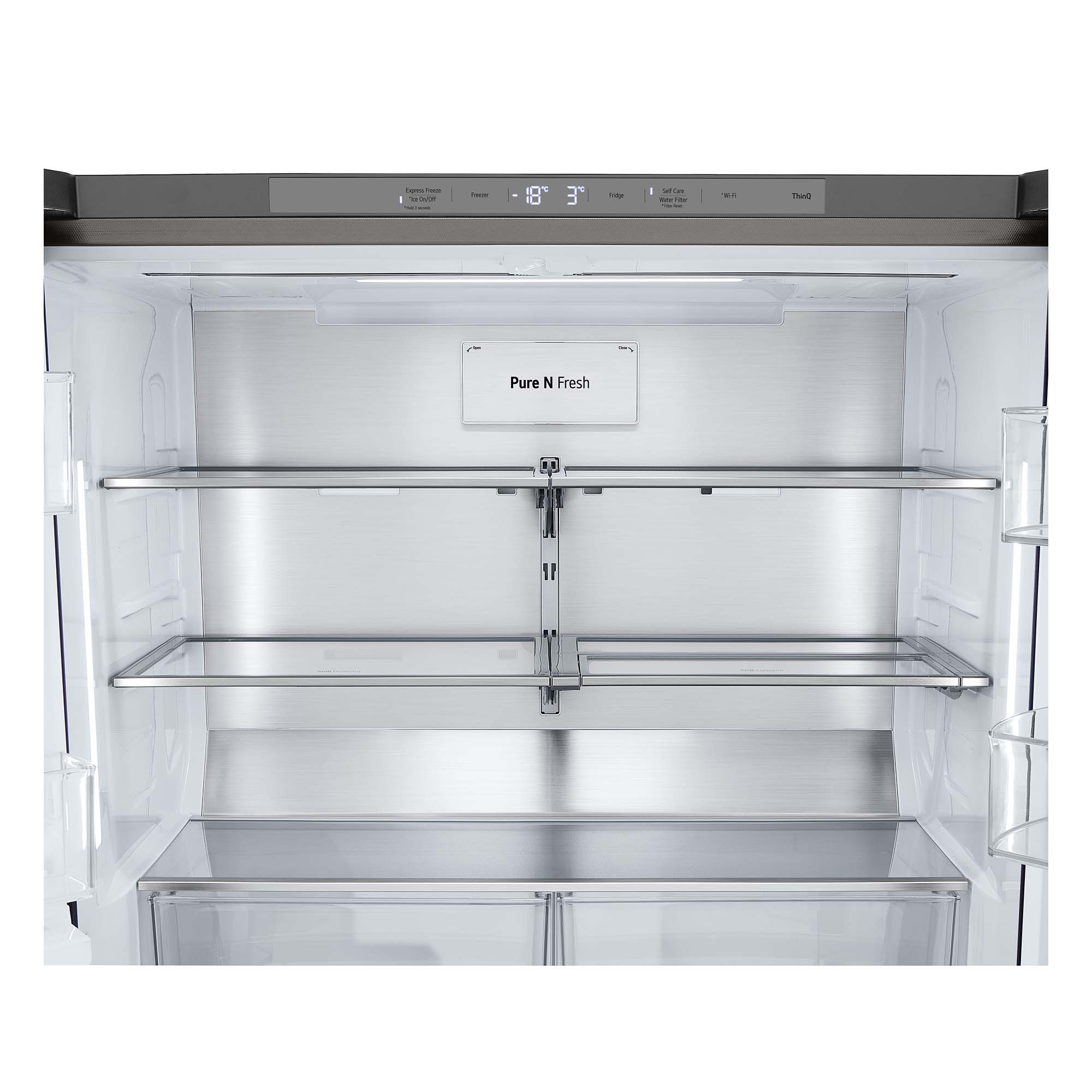 Frigorifico americano LG Inverter Linear Compressor, 179,2 cm, 641 l con dispensador, inox - GML960PYBE Inox-20