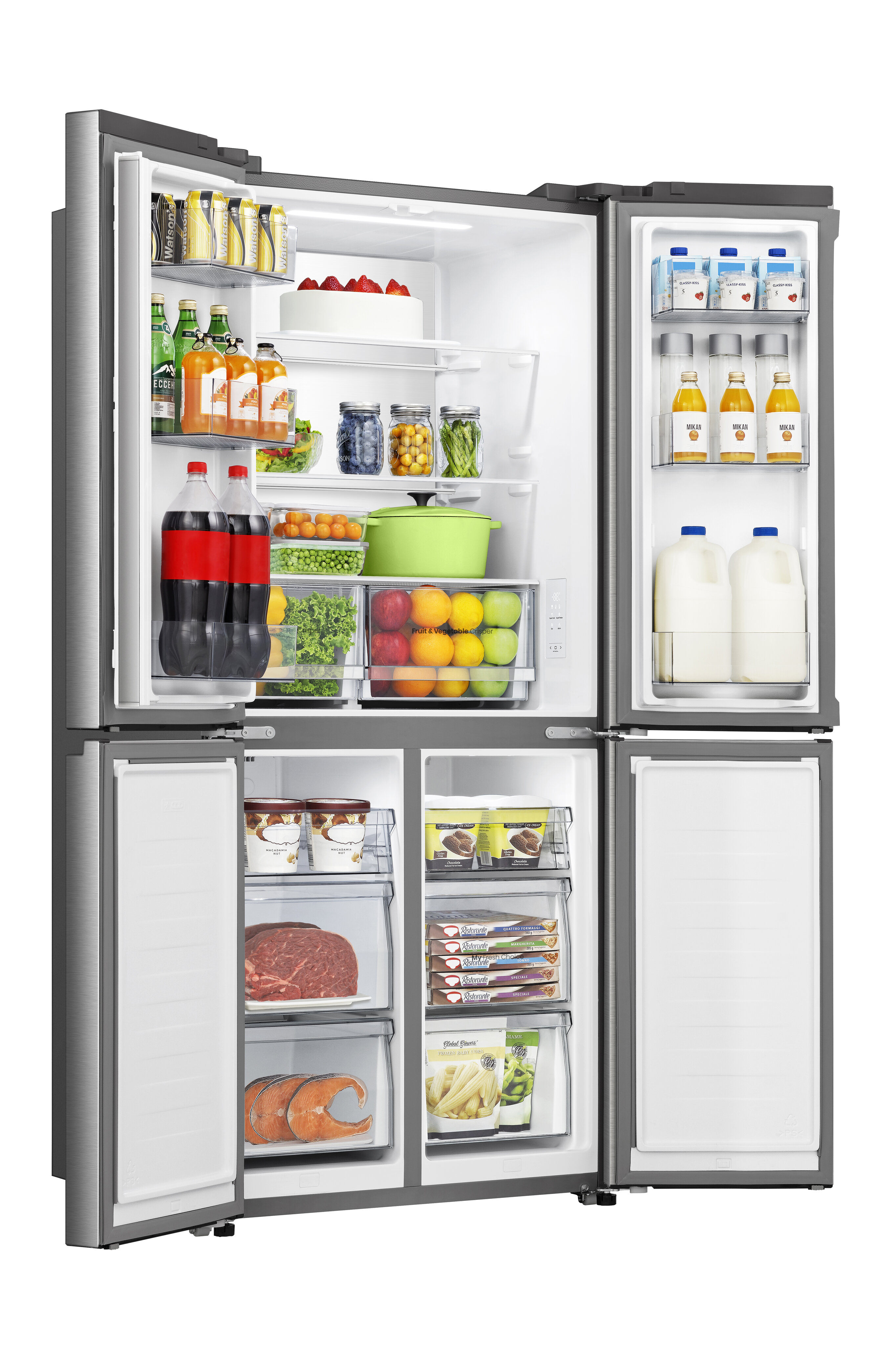 Frigorífico americano Hisense Total No Frost, Wifi - RQ5P470SETE Blanco-5