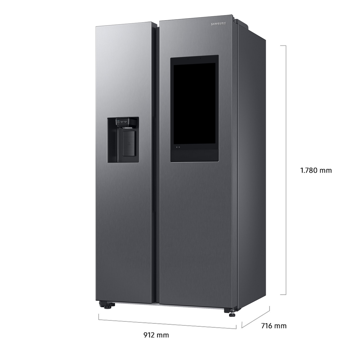 Frigorífico americano Samsung con dispensador, WIFI - RS6HDG883ES9EF Inox-2