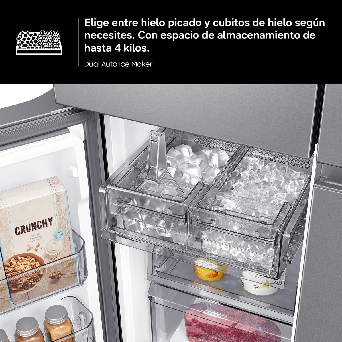 Frigorífico americano Samsung con dispensandor - RF65DG960ESREF Acero-9