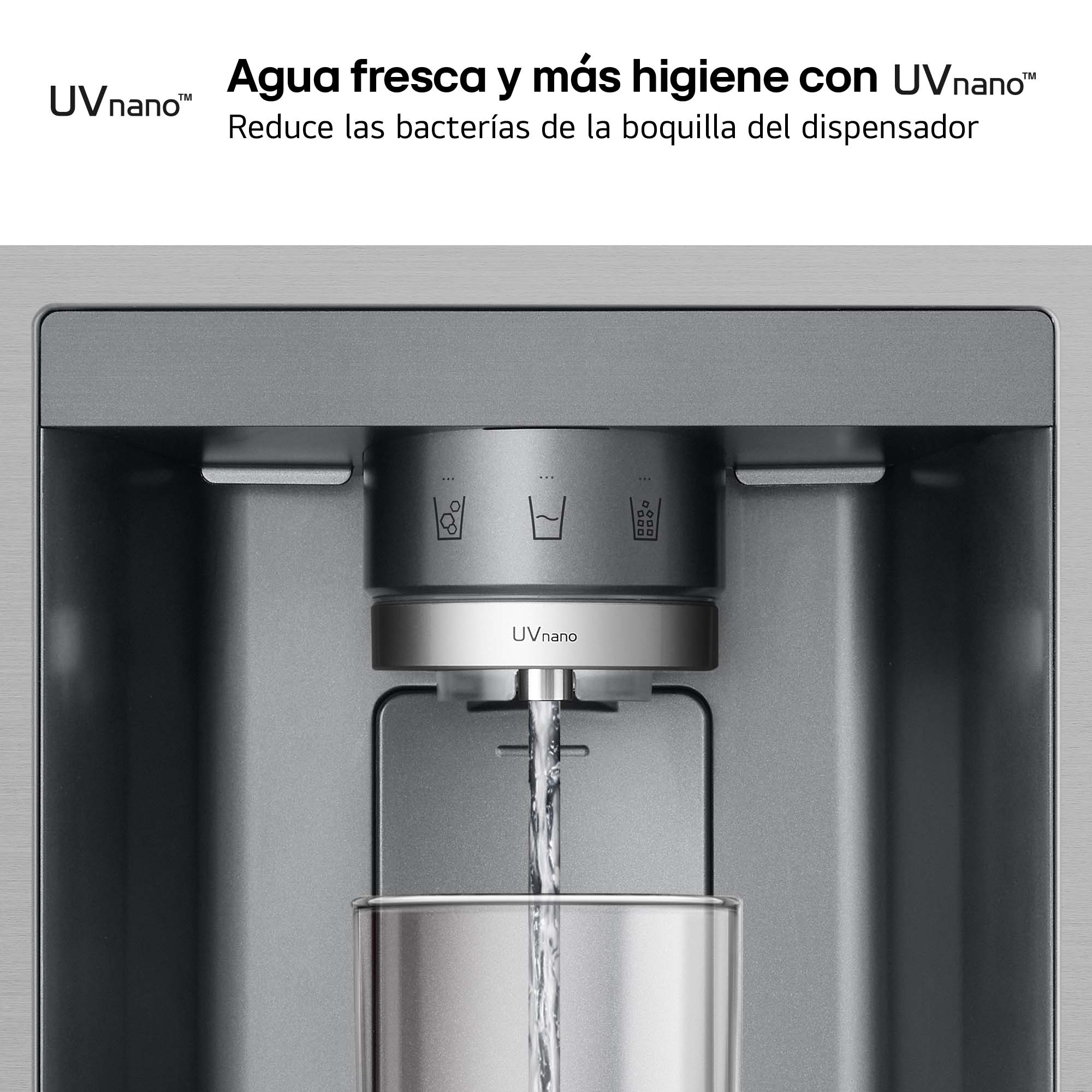 Frigorífico americano LG Smart Inverter Compressor, 179 cm, 628 l, con dispensador, Inox - GSLE81PYBC Acero-12