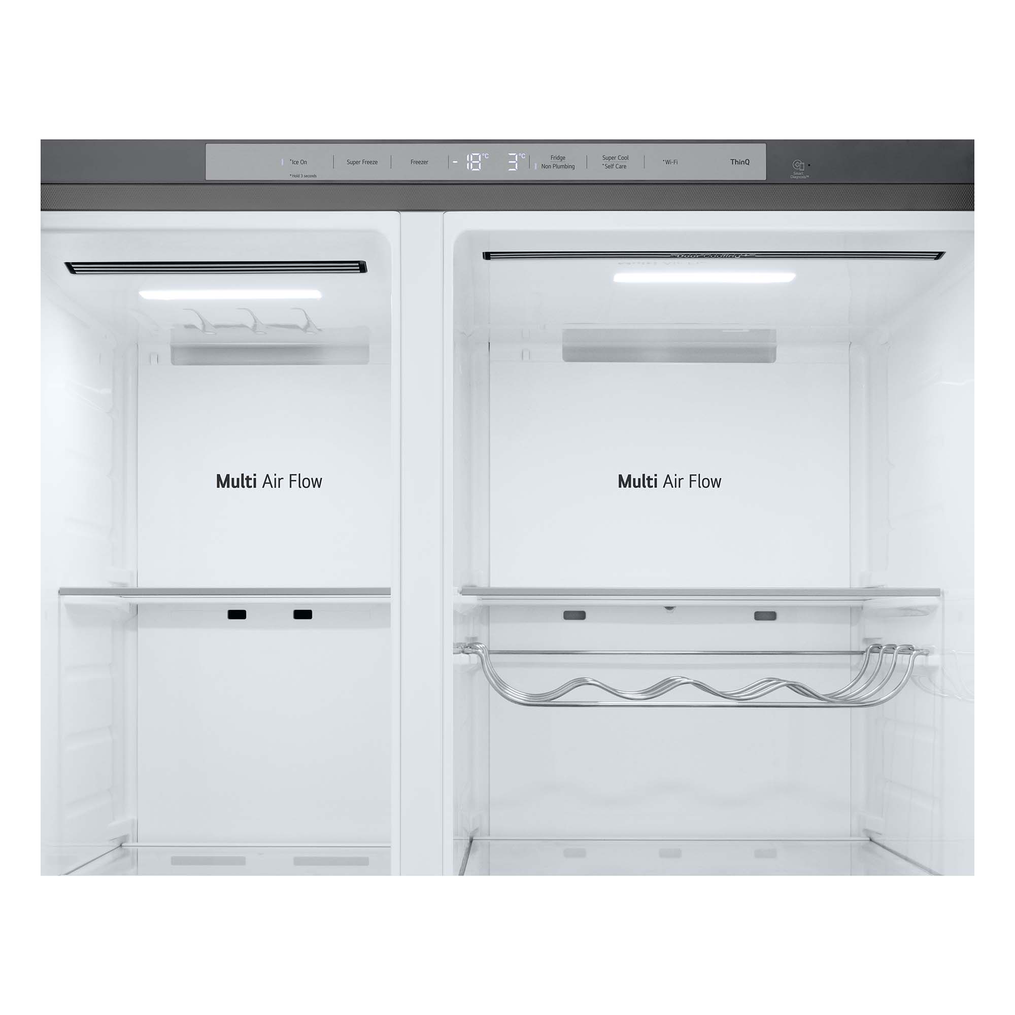 Frigorífico americano LG Smart Inverter Compressor, 179 cm, 628 l, con dispensador, Inox - GSLE81PYBC Acero-19