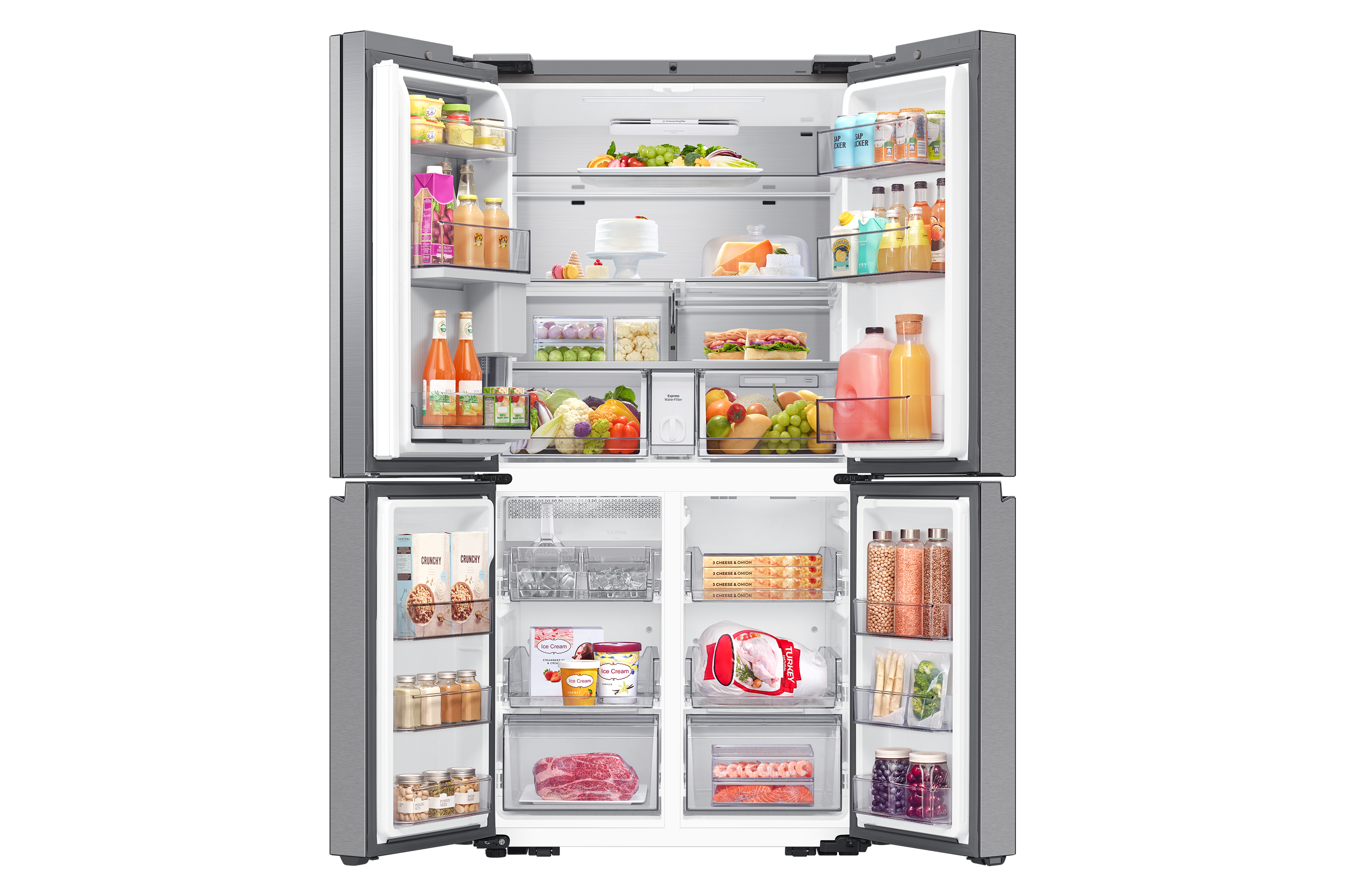 Frigorifico americano Samsung French Door - RF65DG9H0ESREF Inox-6