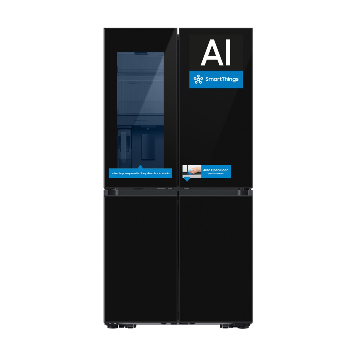 Frigorifico americano Samsung Con dispensador - RF65DB970E22EF Negro-3