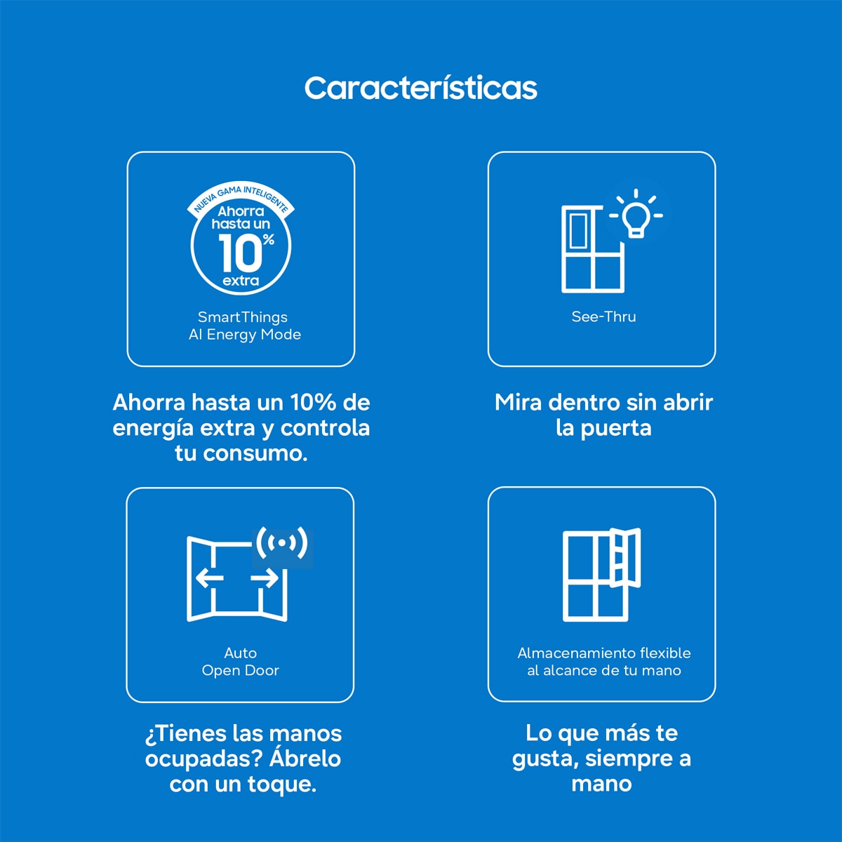 Frigorifico americano Samsung Con dispensador - RF65DB970E22EF Negro-4