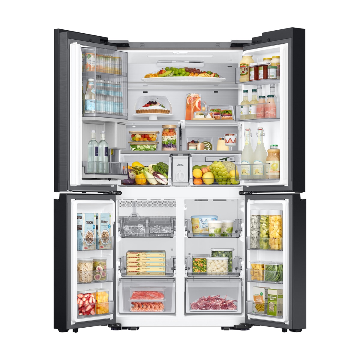Frigorifico americano Samsung Con dispensador - RF65DB970E22EF Negro-10