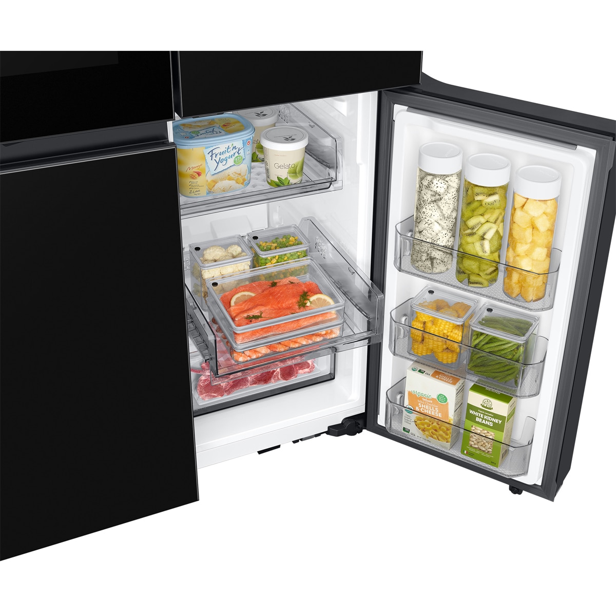 Frigorifico americano Samsung Con dispensador - RF65DB970E22EF Negro-14