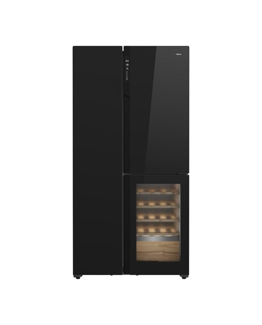 Imagem 0 de Frigorífico Americano Teka RLF 85950 GBK Motor Inverter, com Garrafeira Integrada e de 183 cm - Vidro Preto