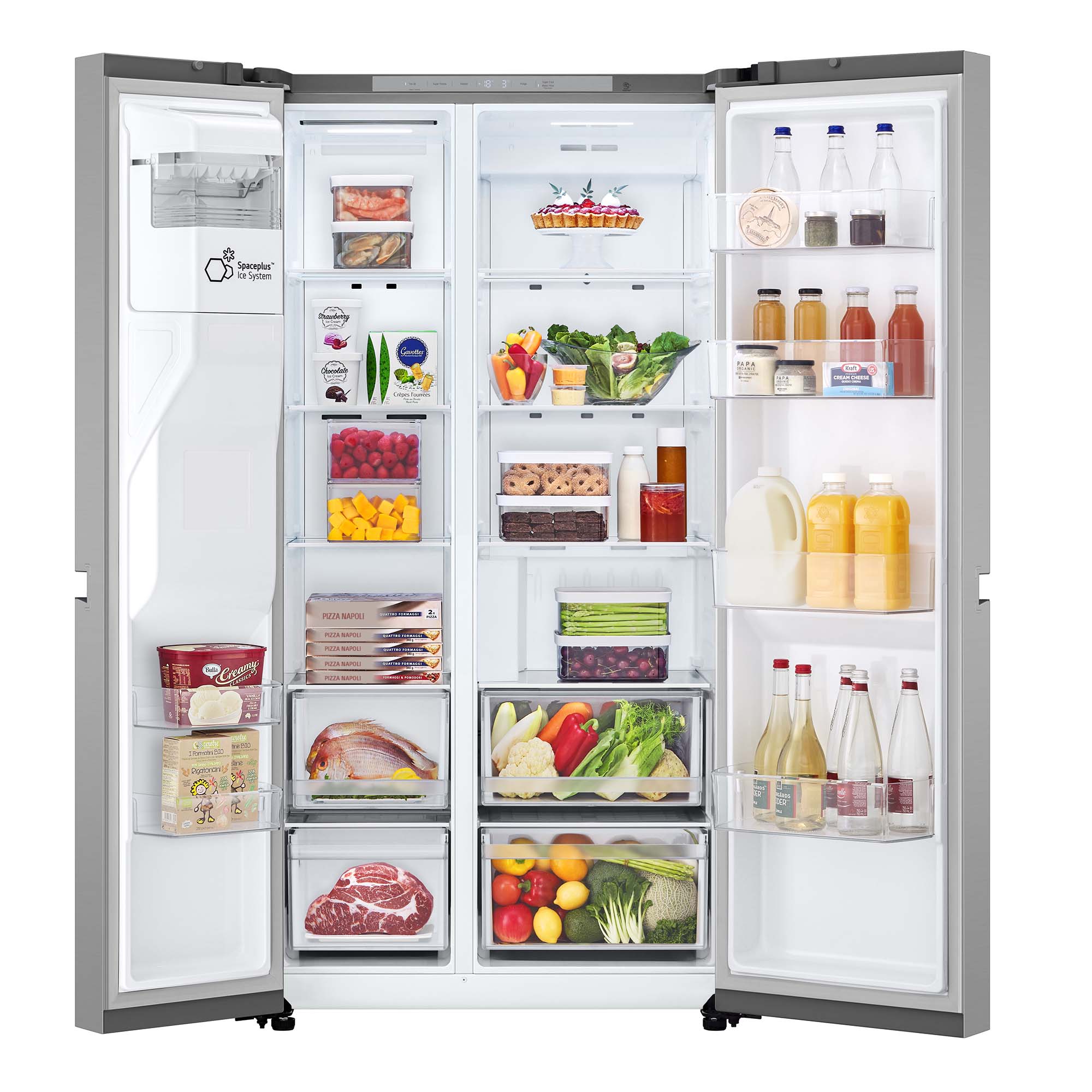Frigorífico americano LG Smart Inverter Compressor, 179 cm, 638 l,  MultiAirFlow - GSLC40PYPE Inox-13
