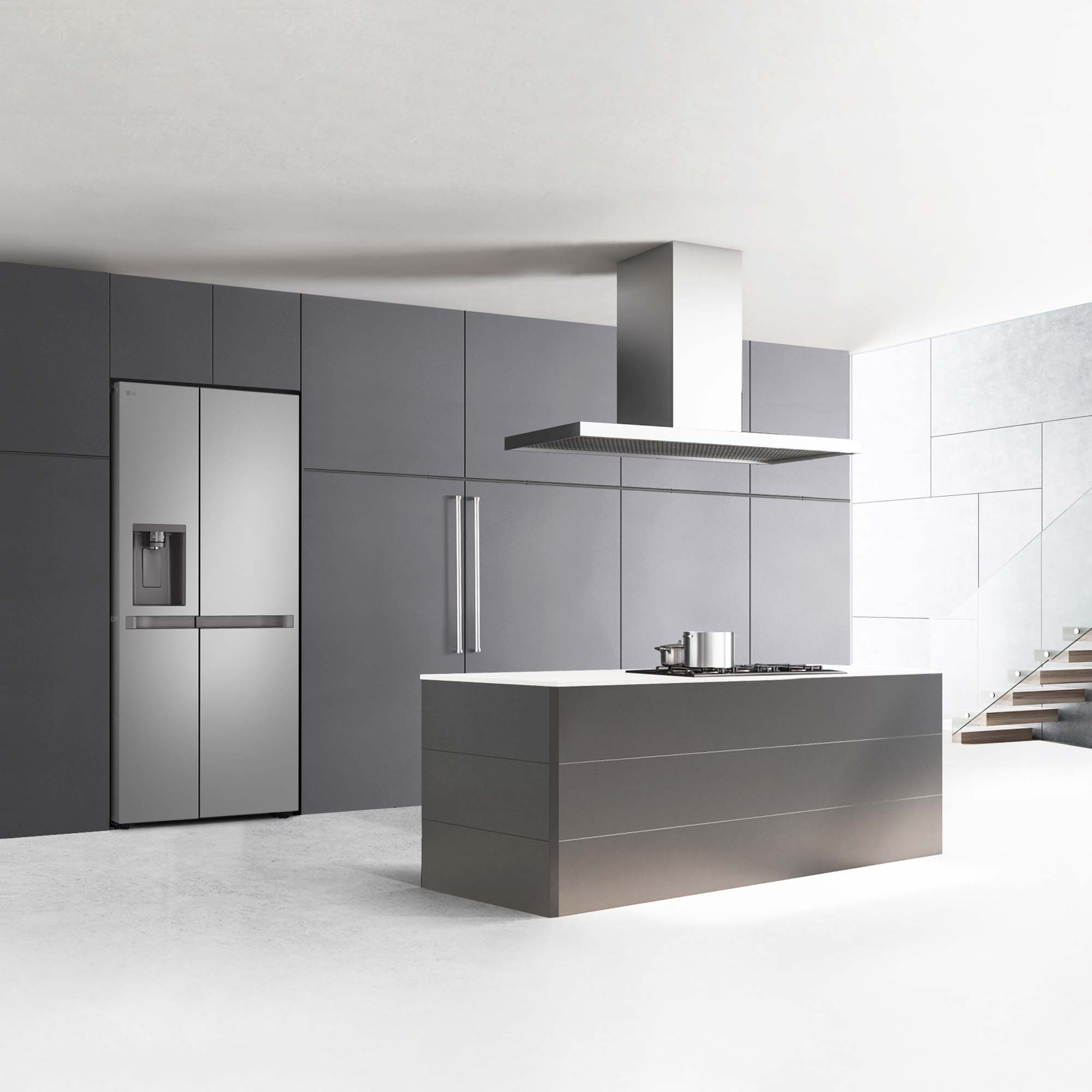 Frigorífico americano LG Smart Inverter Compressor, 179 cm, 638 l,  MultiAirFlow - GSLC40PYPE Inox-18