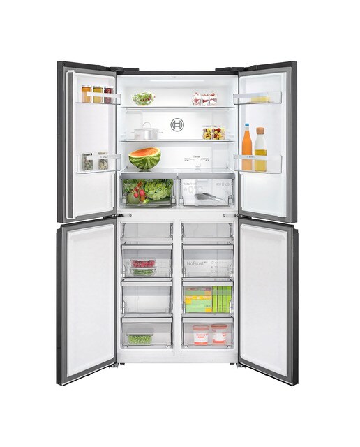Frigorífico americano Bosch Multiairflow, Tecnología Inverter - KMC85LBEA Negro-3
