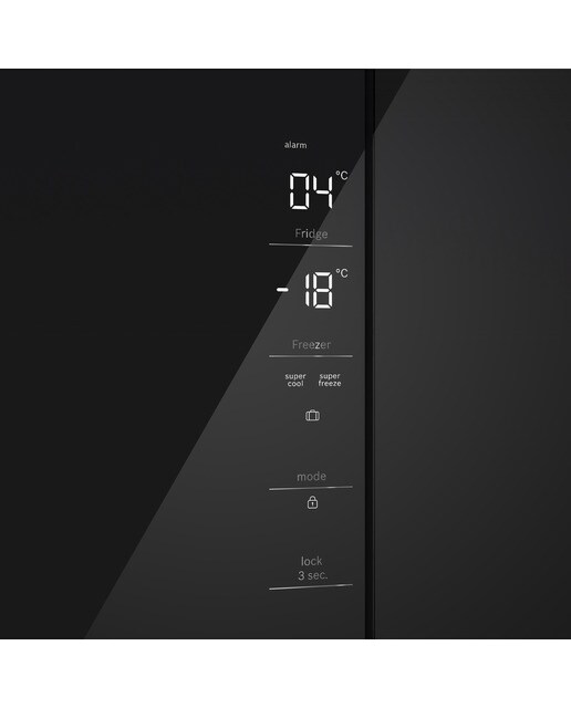 Frigorífico americano Bosch Multiairflow, Tecnología Inverter - KMC85LBEA Negro-5