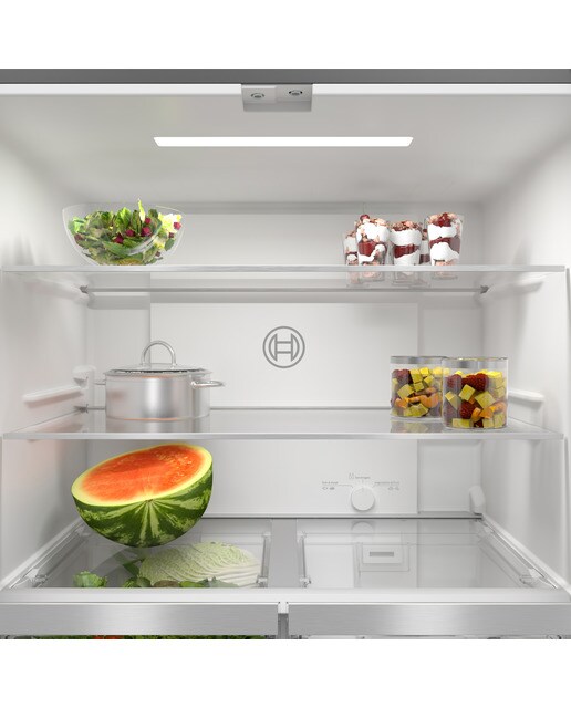 Frigorífico americano Bosch Multiairflow, Tecnología Inverter - KMC85LBEA Negro-8