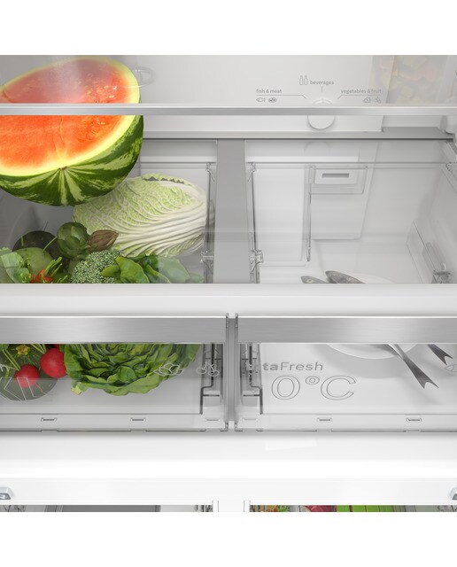Frigorífico americano Bosch Multiairflow, Tecnología Inverter - KMC85LBEA Negro-9