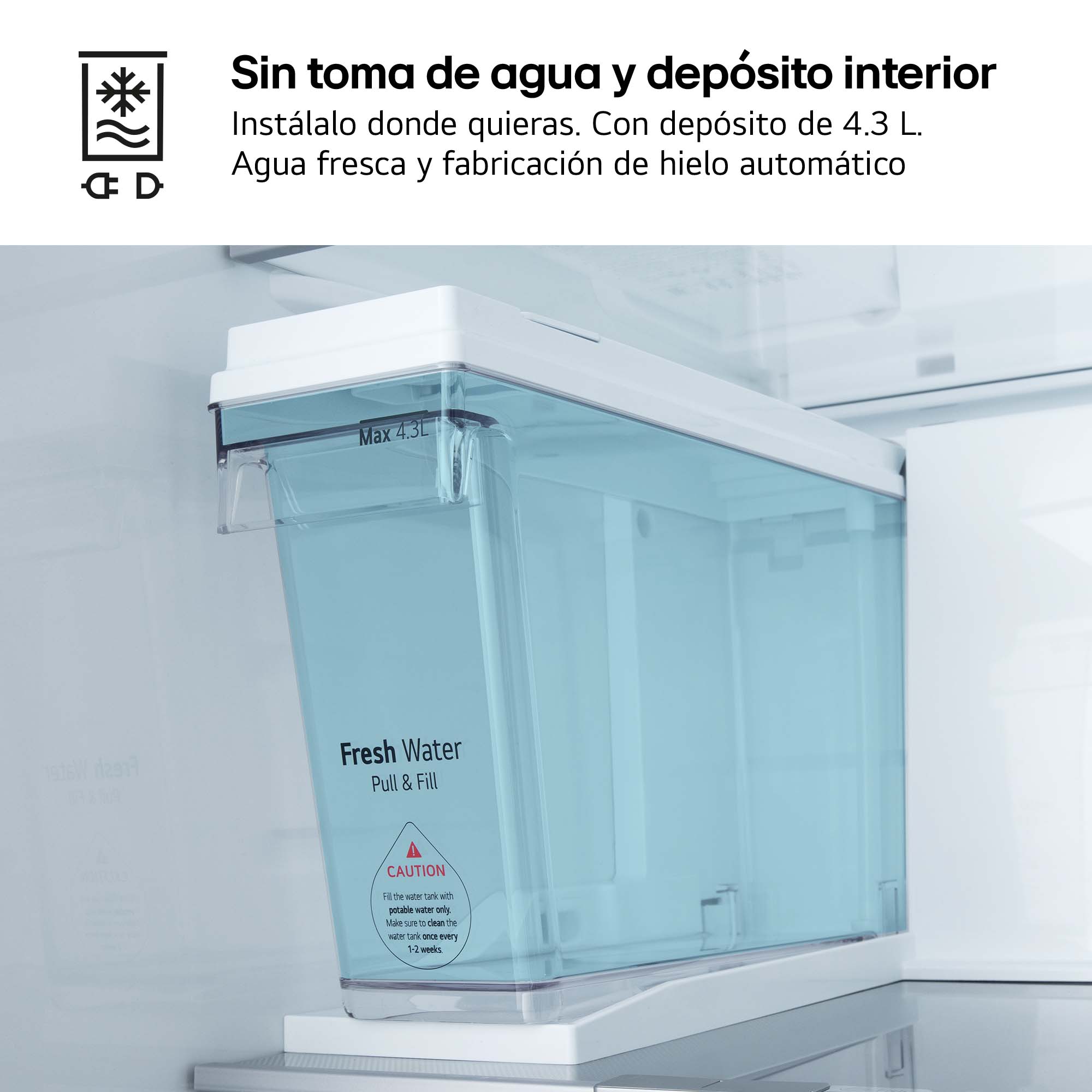 Frigorífico americano LG Total No Frost, 179 cm, 628l, con dispensador, inox - GSLE91MBAC Silver-14