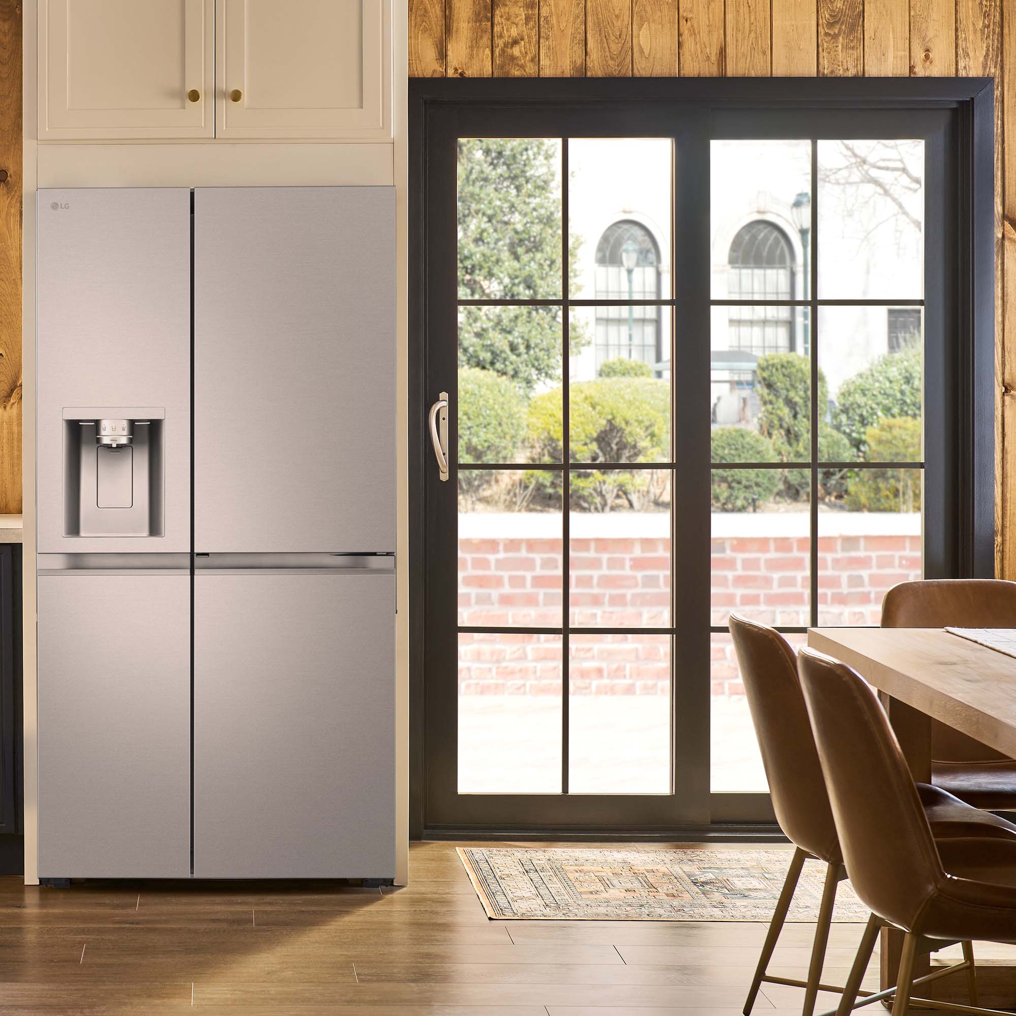 Frigorífico americano LG Total No Frost, 179 cm, 628l, con dispensador, inox - GSLE91MBAC Silver-24