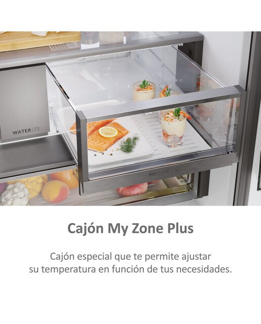 Frigorífico americano Haier, Total no Frost, Motor Inverter,FD 90 Series 7 - HFR79F19EFGK - Glass Inox Look Glass Inox Look-14