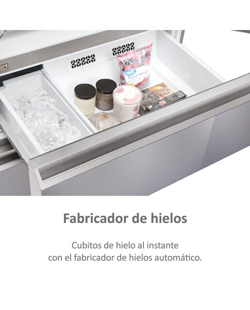 Frigorífico americano Haier, Total no Frost, Motor Inverter,FD 90 Series 7 - HFR79F19EFGK - Glass Inox Look Glass Inox Look-16