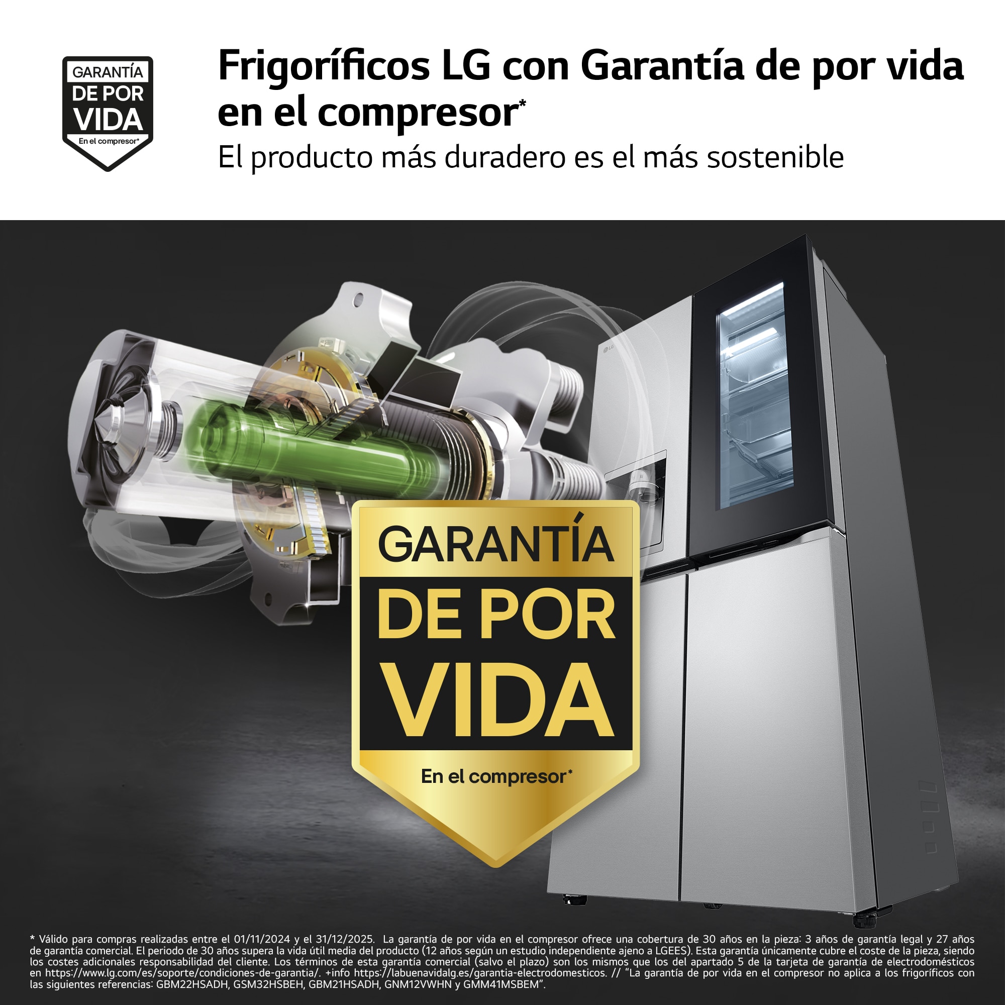Thumbnail 3 de LG GMG861MBAE Frigorífico 178,70 cm InstaView, 1 unidad
