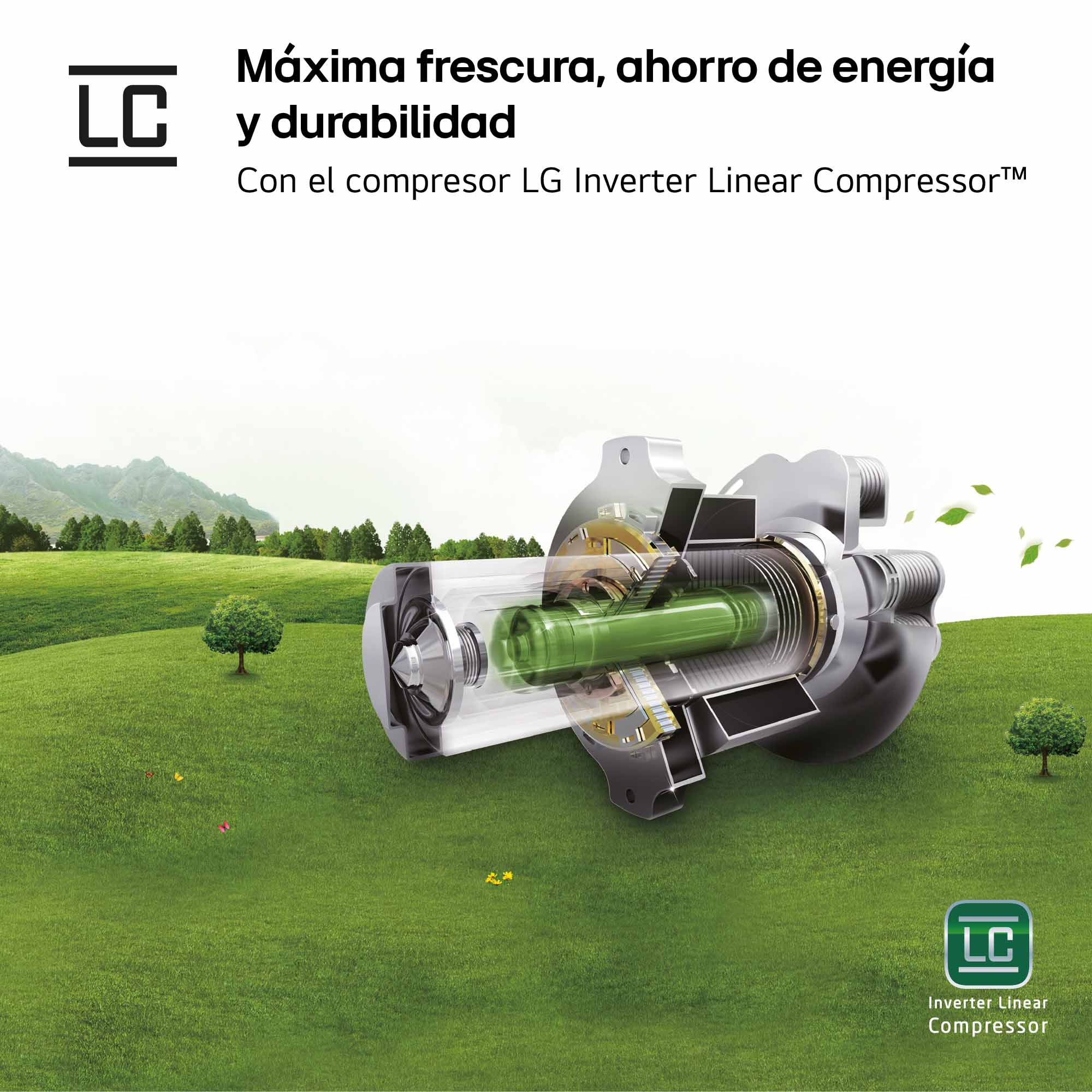 Frigorífico americano LG Total No Frost,  178,70 cm, InstaView, con dispensador, Inox - GMG861MBAE Acero antihuellas-17