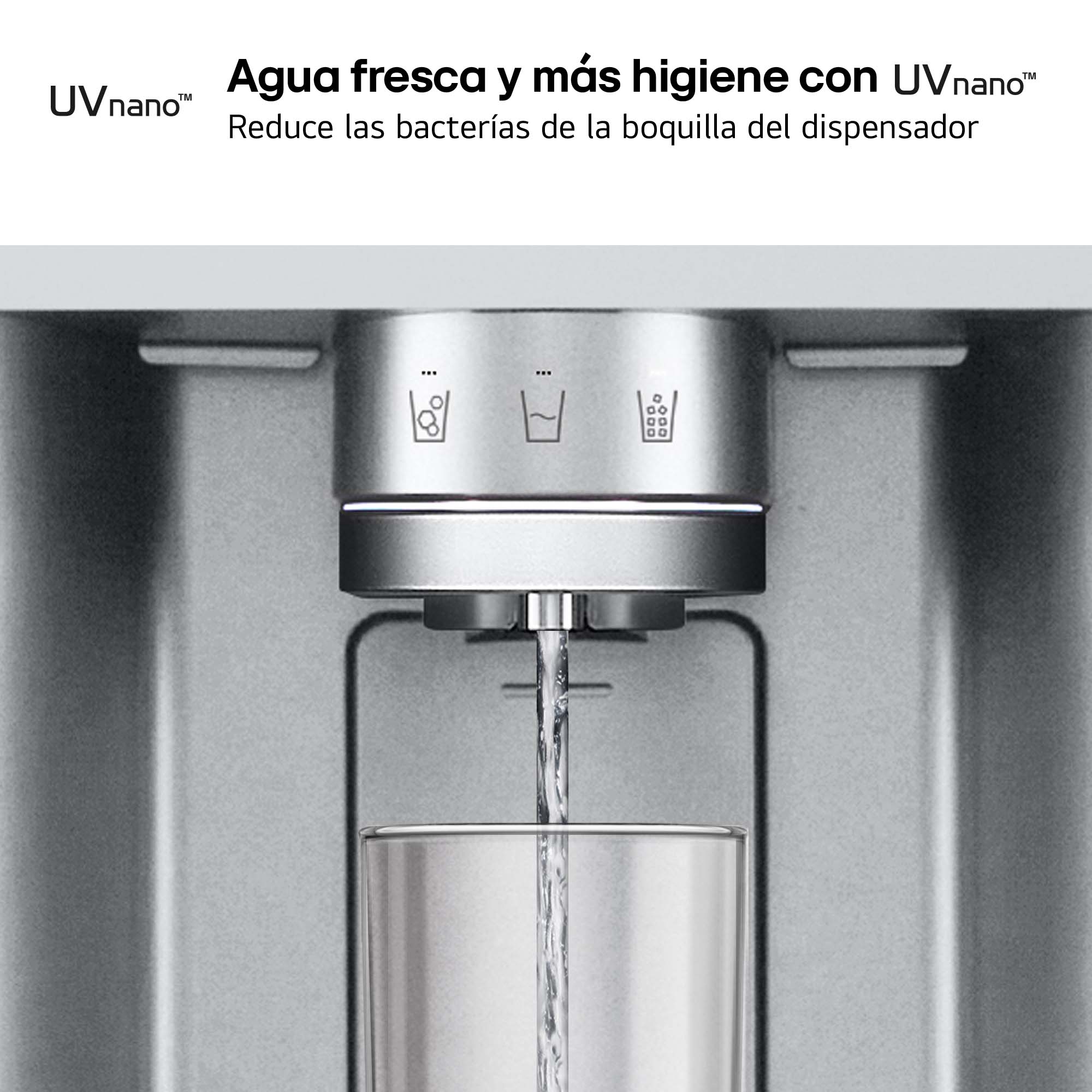 Frigorífico americano LG Inverter Linear Compressor, 178,70 cm,  con dispensador, inox - GML860PYFE Acero antihuellas-10