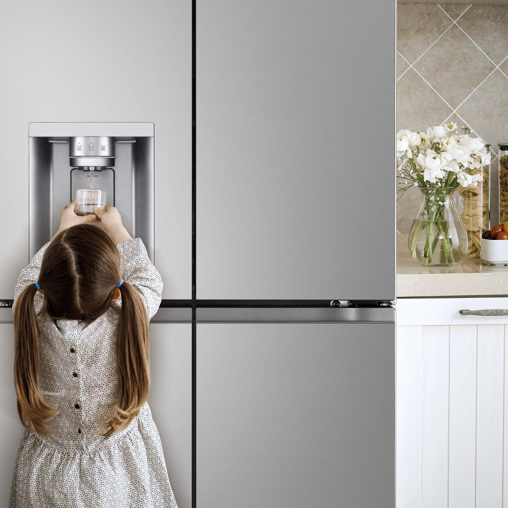 Frigorífico americano LG Inverter Linear Compressor, 178,70 cm,  con dispensador, inox - GML860PYFE Acero antihuellas-21