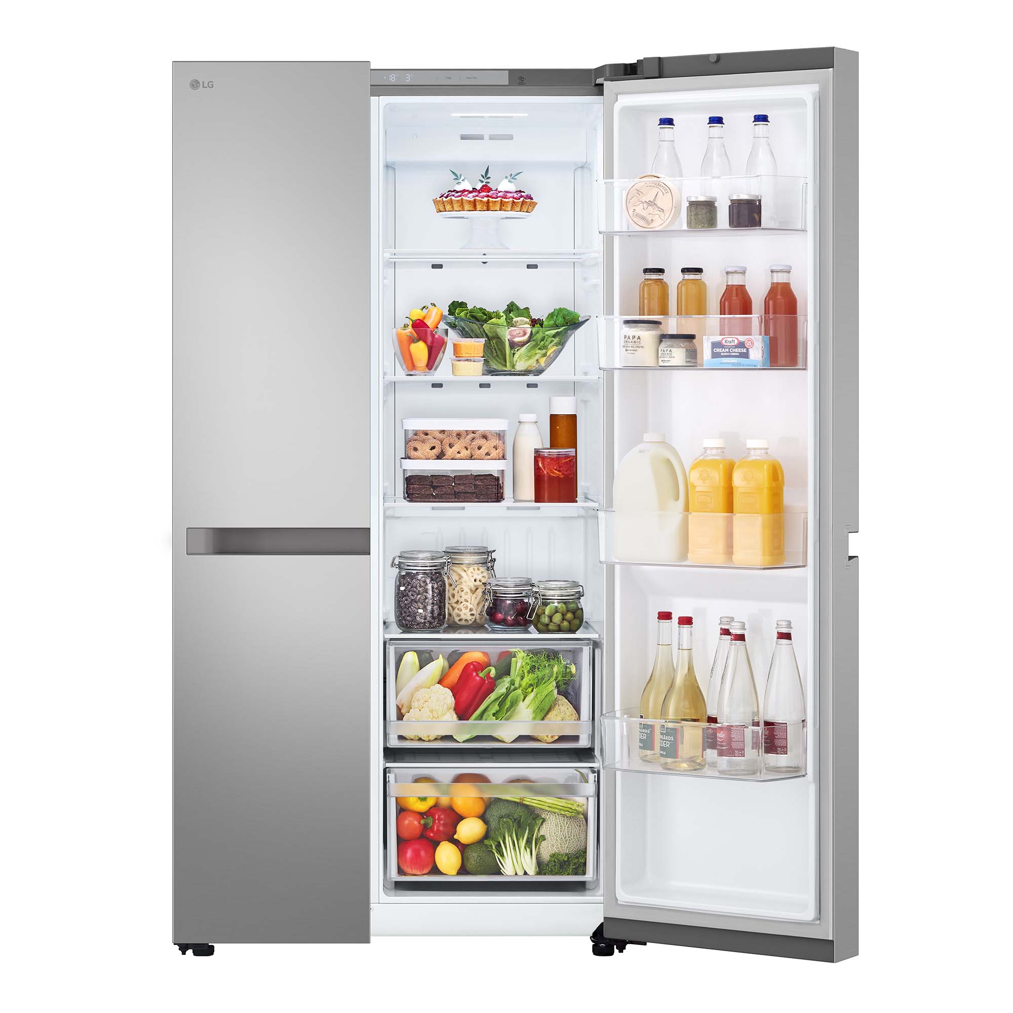 Frigorífico americano LG Total No Frost, 179 cm, Multi Air Flow, inox- GSBC40PYPE Inox-13
