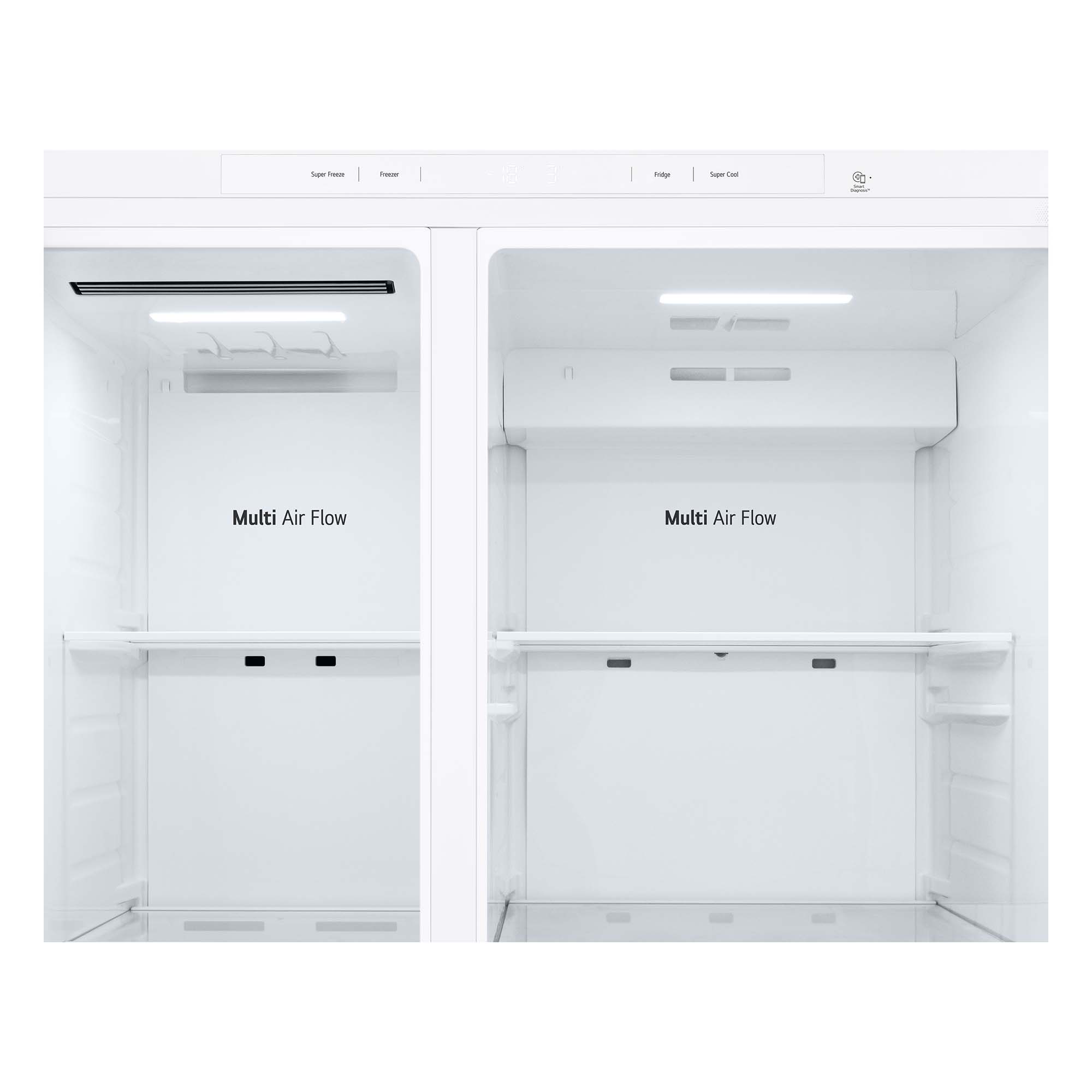 Frigorífico americano LG Total No Frost, 179 cm, 664 l, Multi Air Flow, blanco- GSBC40SWPE Blanco-14
