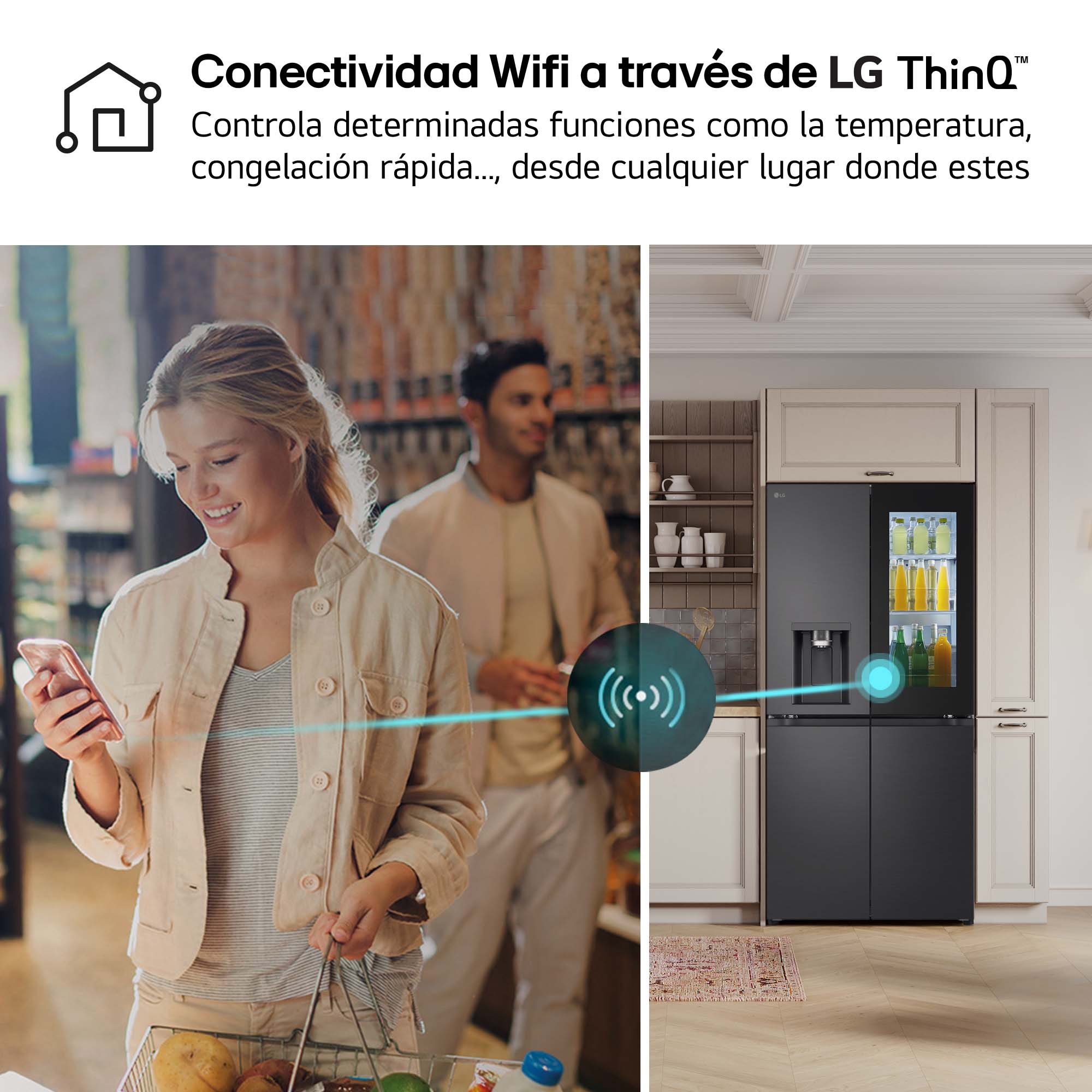 Frigorífico americano LG 179,20 cm, 638l, InstaView, negro- GMG961EVKE Acero negro grafito antihuellas-18