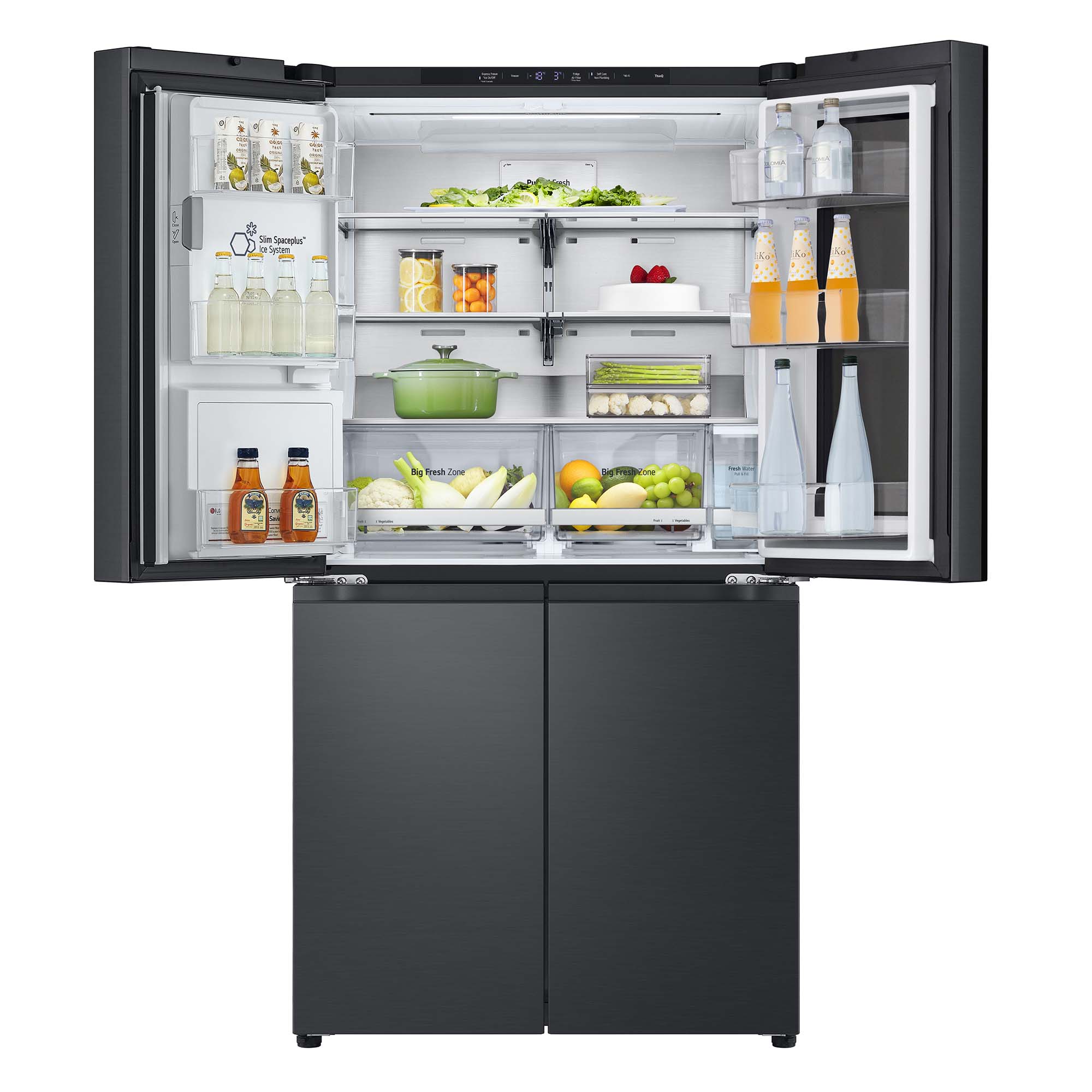 Frigorífico americano LG 179,20 cm, 638l, InstaView, negro- GMG961EVKE Acero negro grafito antihuellas-21