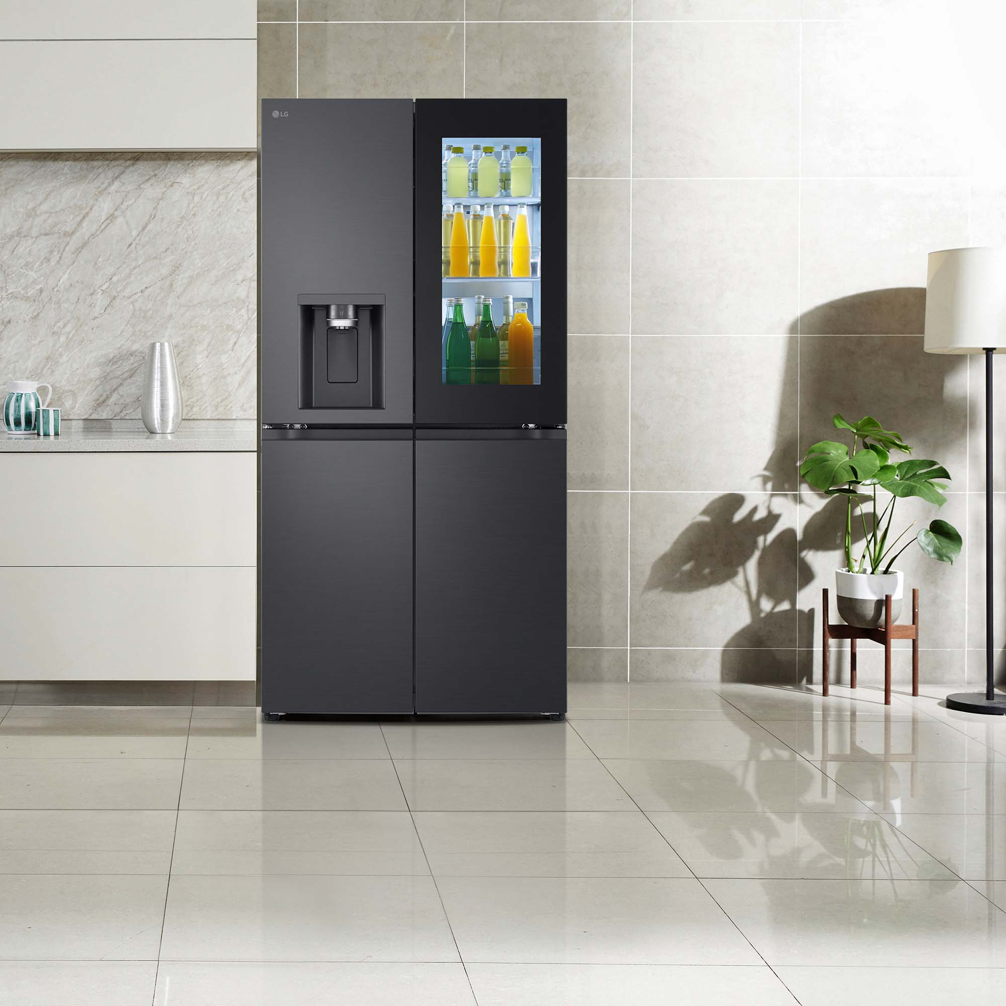 Frigorífico americano LG 179,20 cm, 638l, InstaView, negro- GMG961EVKE Acero negro grafito antihuellas-25