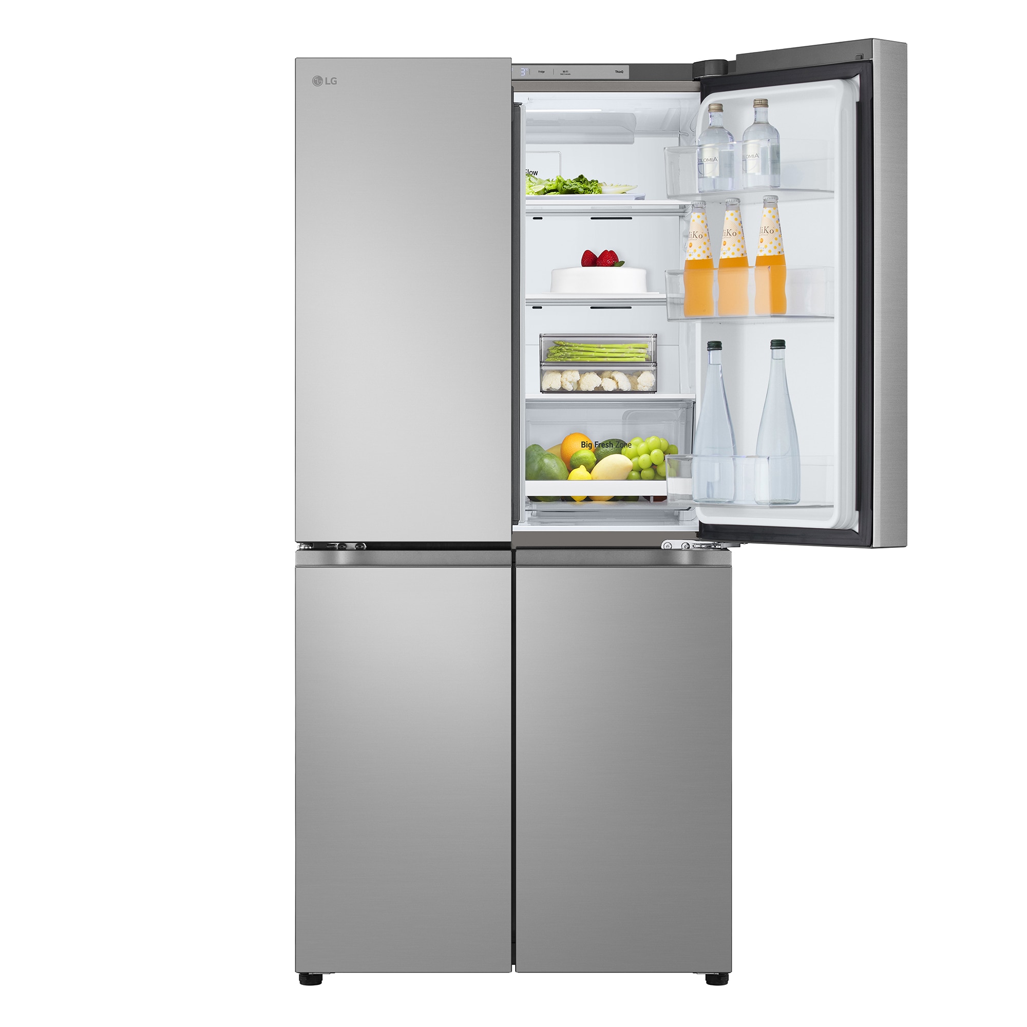Frigorífico americano LG Inverter Linear Compressor, 178,7 cm, 530l, Multi Air Flow, Inox - GMB860PYDE Acero antihuellas-14