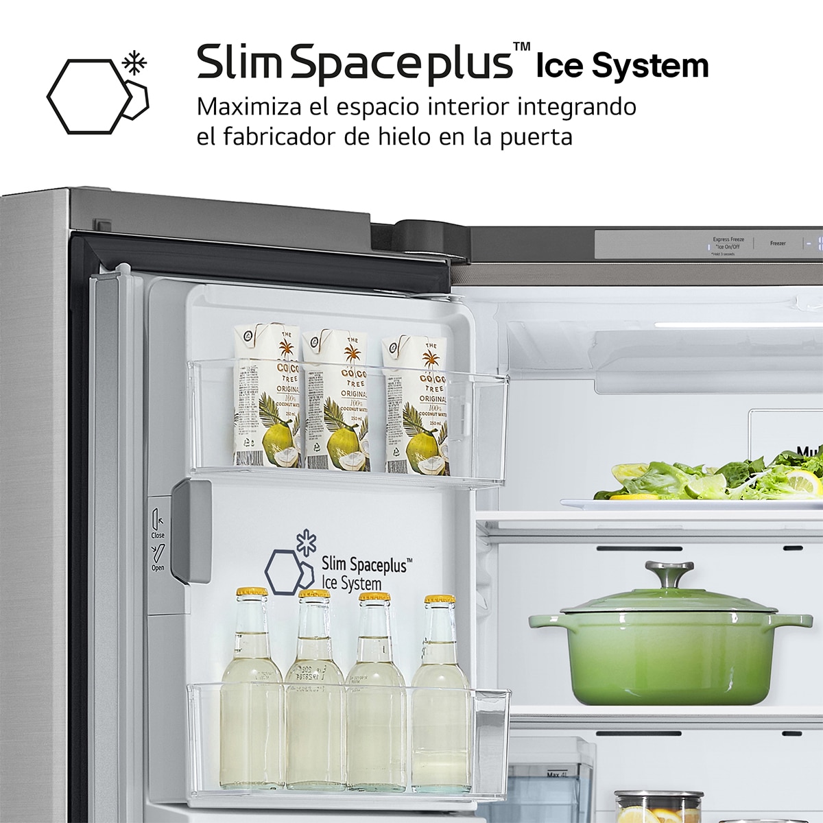 Frigorífico americano LG , Total No Frost, Door Cooling+ - GML861PYPE Inox antihuellas-6