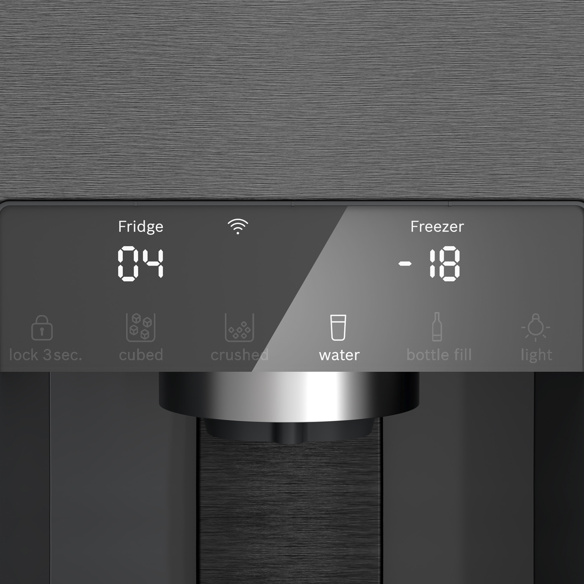 Frigorífico americano Bosch No Frost, VitaFresh XXL - KFI96AXEA Acero negro-7