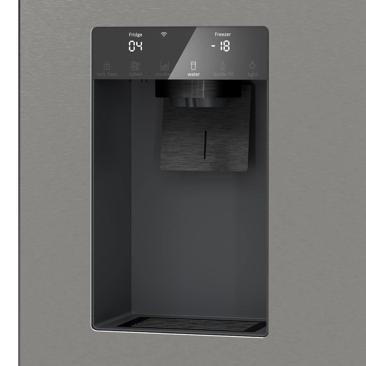 Frigorífico americano Bosch No Frost - 3KME598XI Acero antihuellas-9