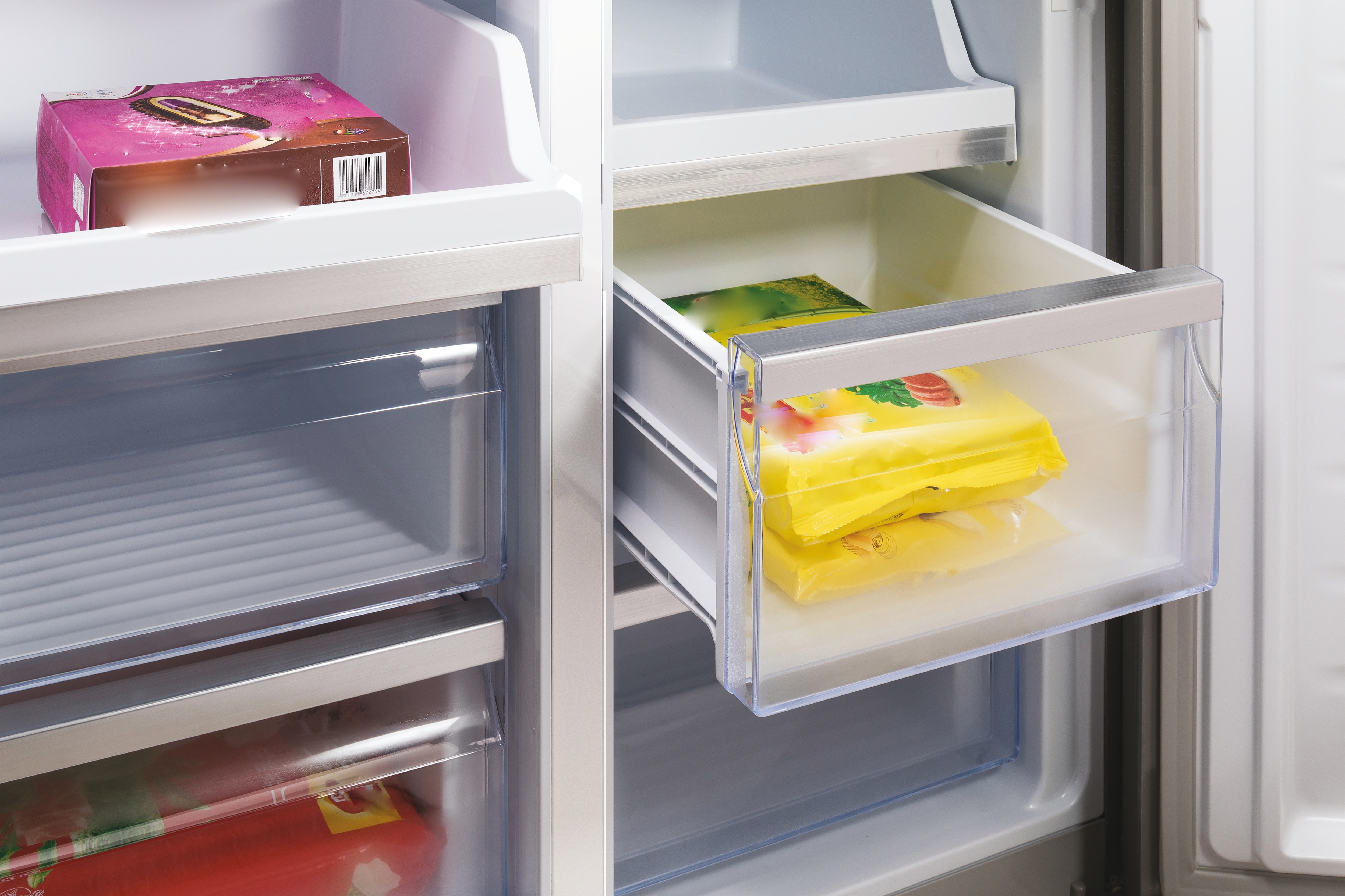 Frigorífico americano Candy con dispensador, 4 puertas Cube H-FRIDGE 700 MAXI - CQS5T918EWX1 Real inox-5