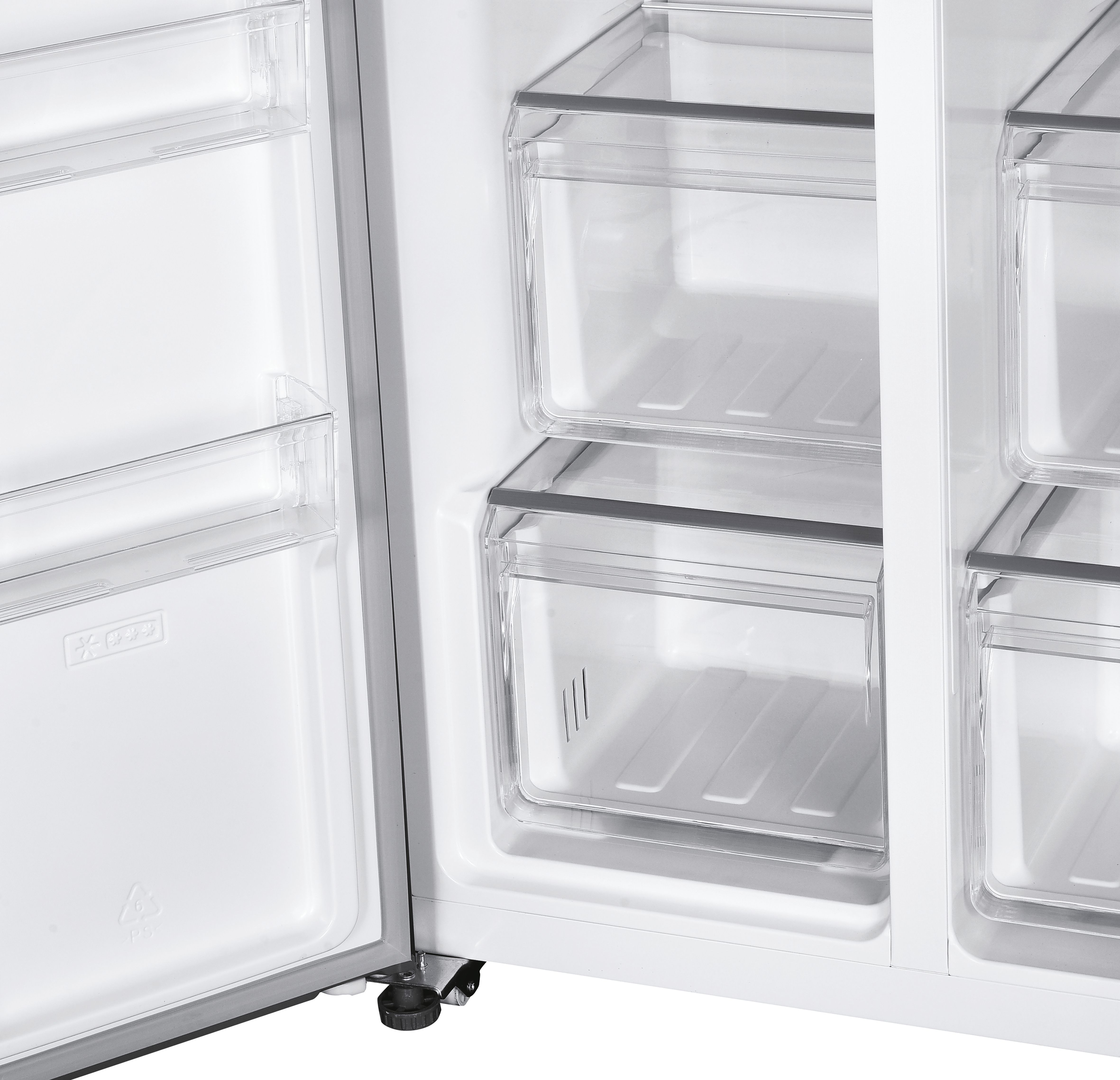 Frigorífico americano Candy, Total No Frost, Dispensador de agua, SBS - CHSBSO-6174XWD Inox-7