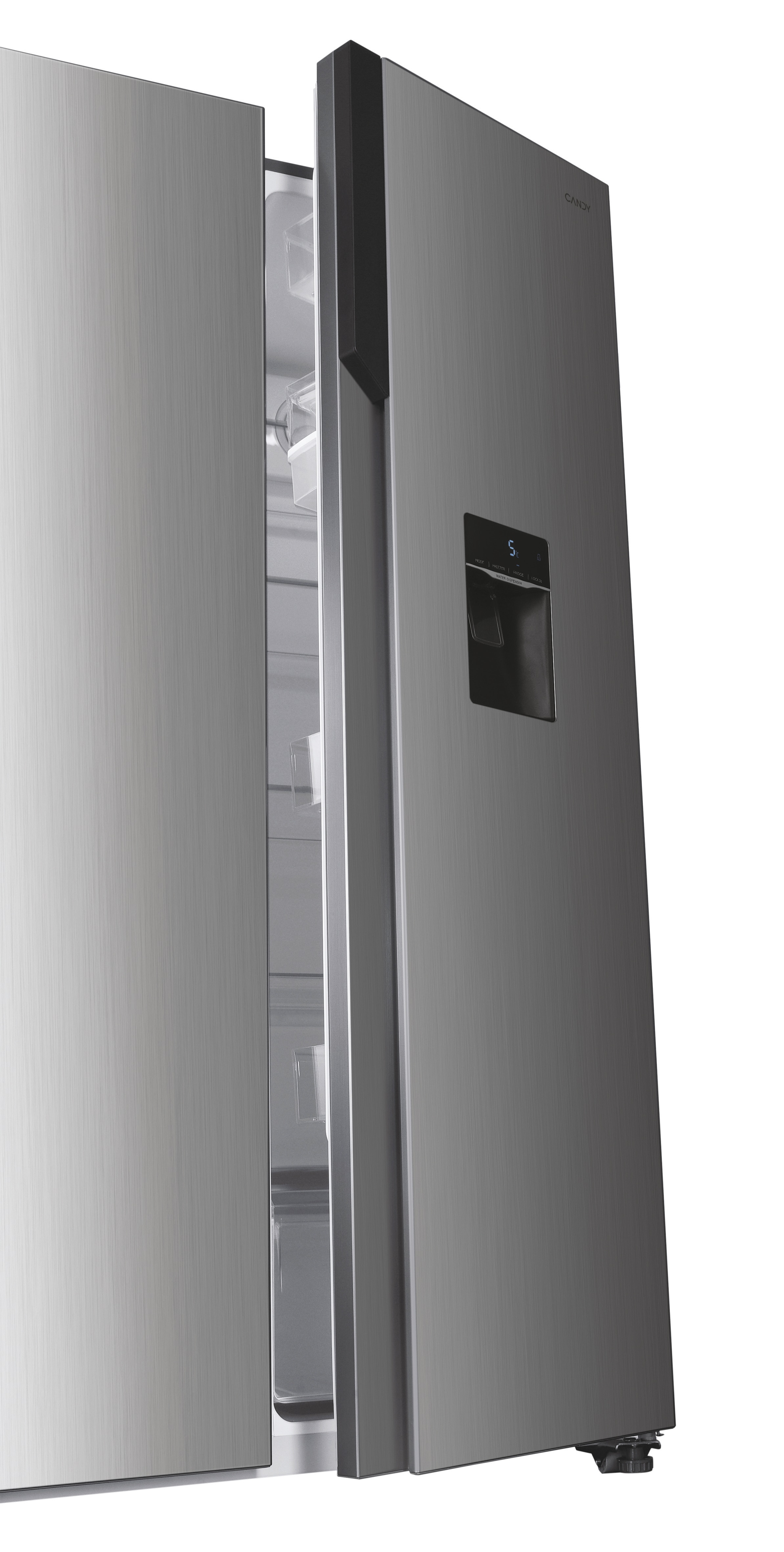 Frigorífico americano Candy, Total No Frost, Dispensador de agua, SBS - CHSBSO-6174XWD Inox-11